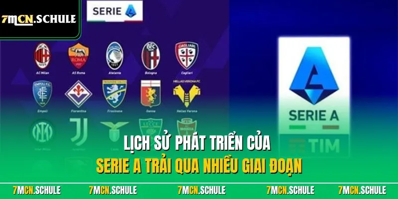 Serie A - Giải Đấu Dẫn Đầu Ý Với Sự Quan Tâm Toàn Cầu 6 Lịch sử phát triển của Serie A trải qua nhiều giai đoạn